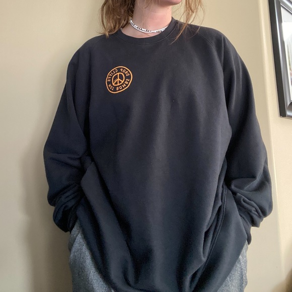 Planks Drop Cliffs Not Bombs Sweater - Picture 1 of 5